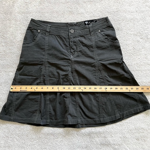 ✅✔️KUHL Splash Skirt Canvas Stretch Pleated Active Skirt Size 6 Stylish Sporty - Picture 6 of 8
